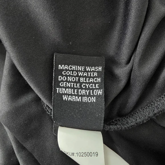 Torrid Black Midi Dress with Pink and Blue Floral Pattern - Picture 7 of 7